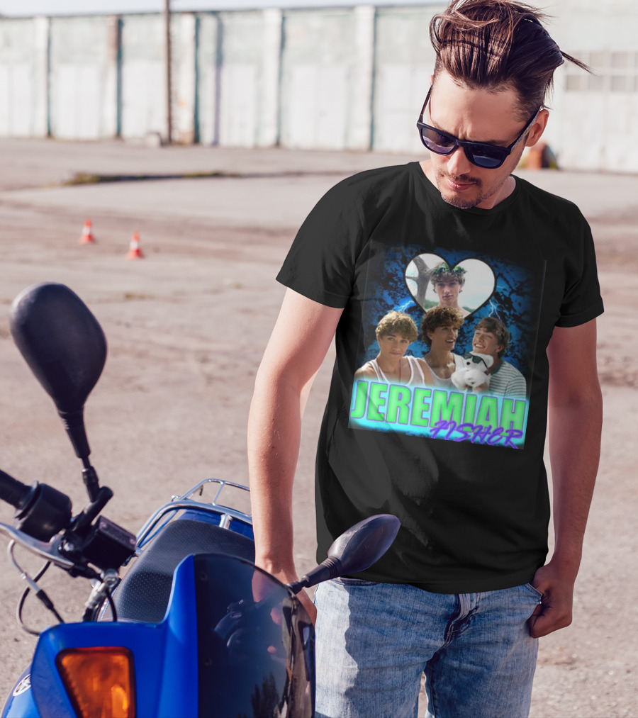 JEREMIAH FISHER Heart Lightning Trio T-Shirt