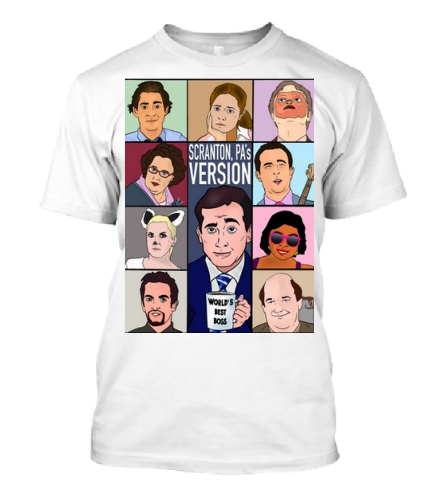 Scranton PA's Version The Office Eras World's Best Boss T-Shirt