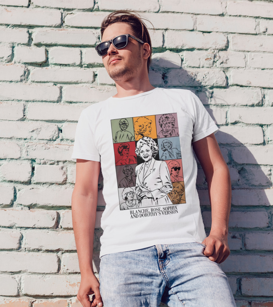 Blanche Rose Sophia Dorothy's Version Pop Art Portraits T-Shirt
