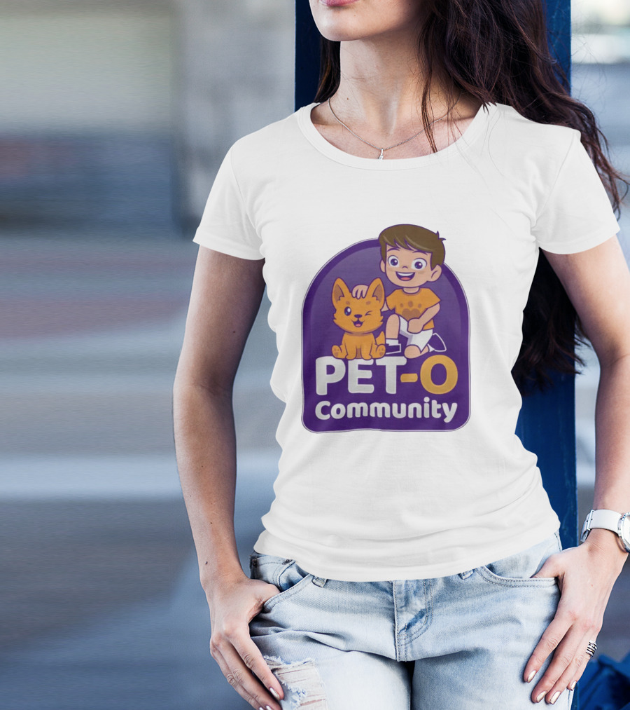 PET-O Community Winking Dog Child Cartoon T-Shirt