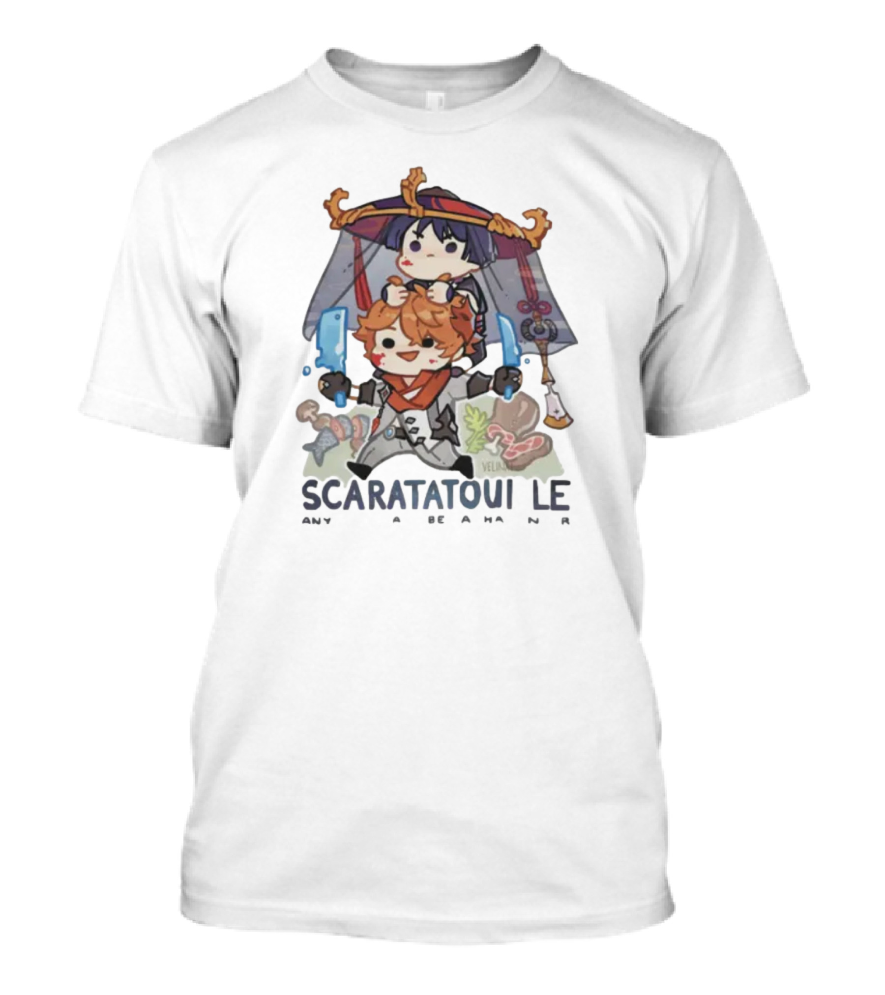 Scaratatouille Anyone Can Be A Harbinger Venti Le T-Shirt