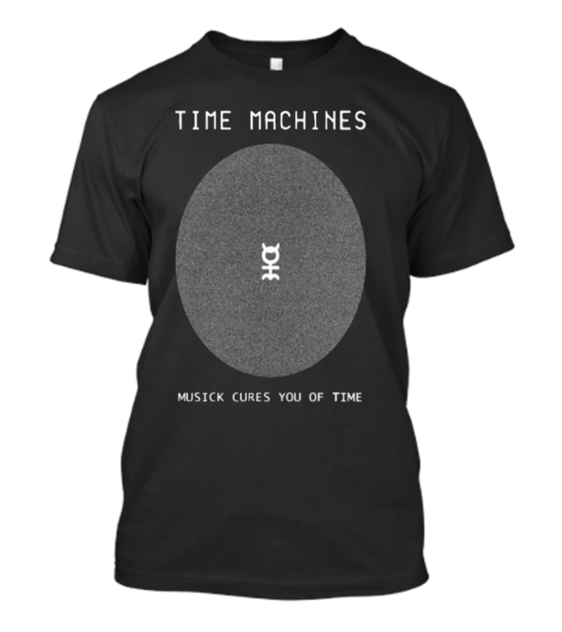 Time Machines Musick Cures You Of Time Center T-Shirt