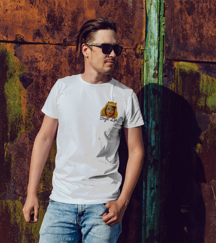 Boys Lie Blonde Devil Girl T-Shirt