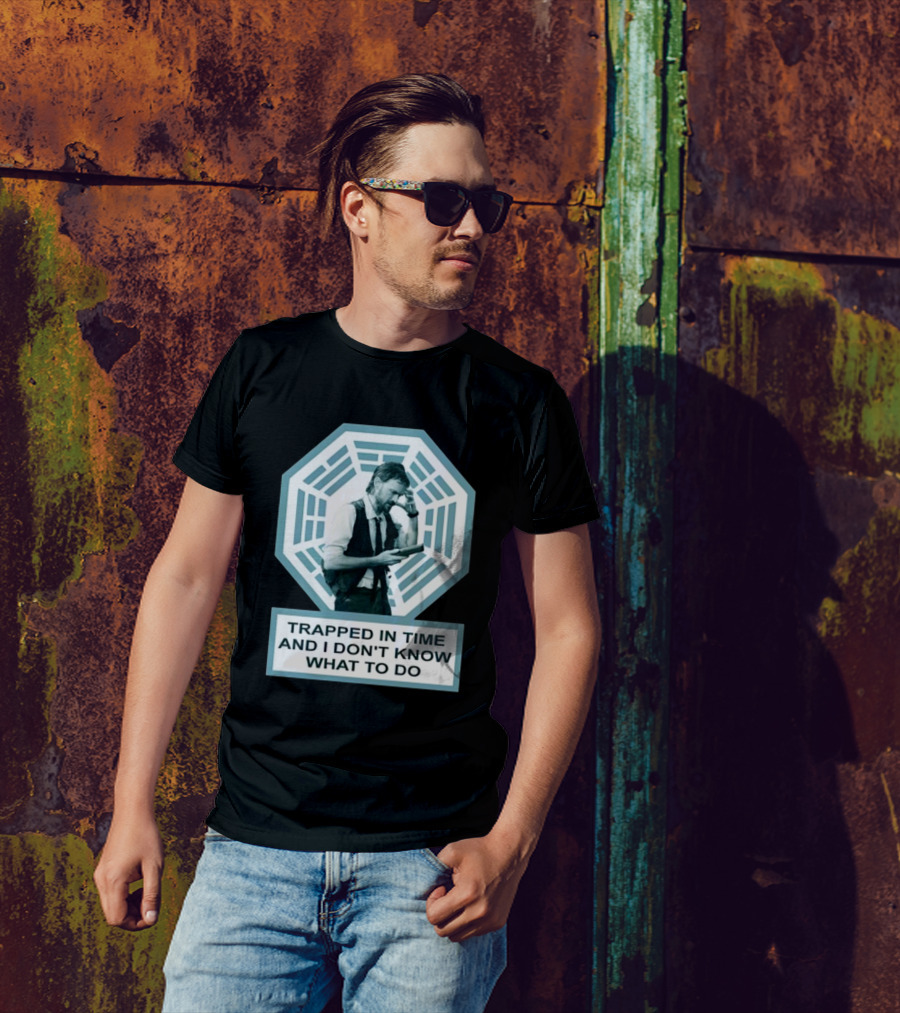 Daniel Faraday Trapped In Time Dharma Initiative Paradox Quandary T-Shirt