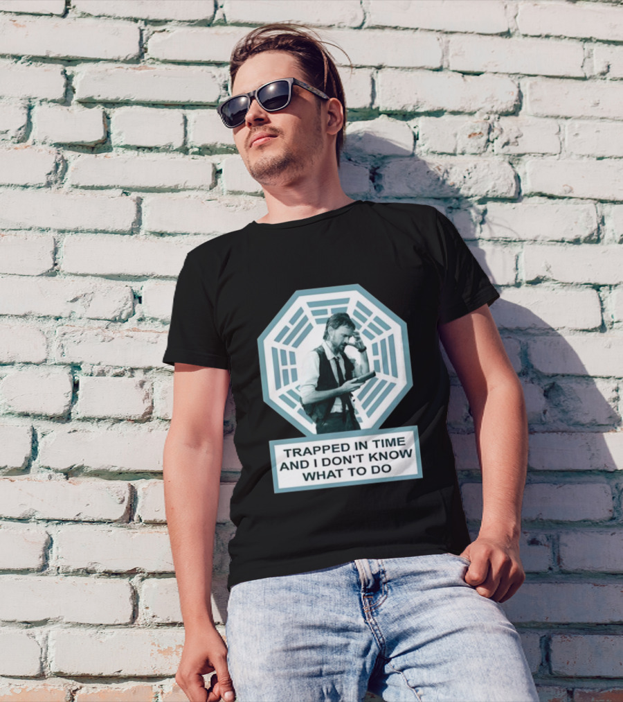 Daniel Faraday Trapped In Time Dharma Initiative Paradox Quandary T-Shirt