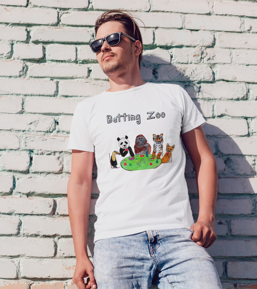 Betting Zoo Animal Poker Table T-Shirt