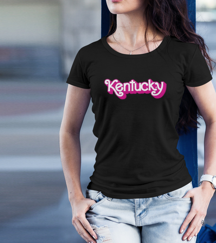 Kentucky Malibu Style Retro Typography T-Shirt