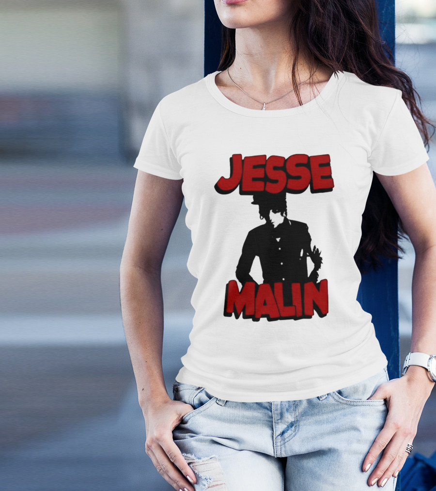 Jesse Malin Bold Red Text T-Shirt