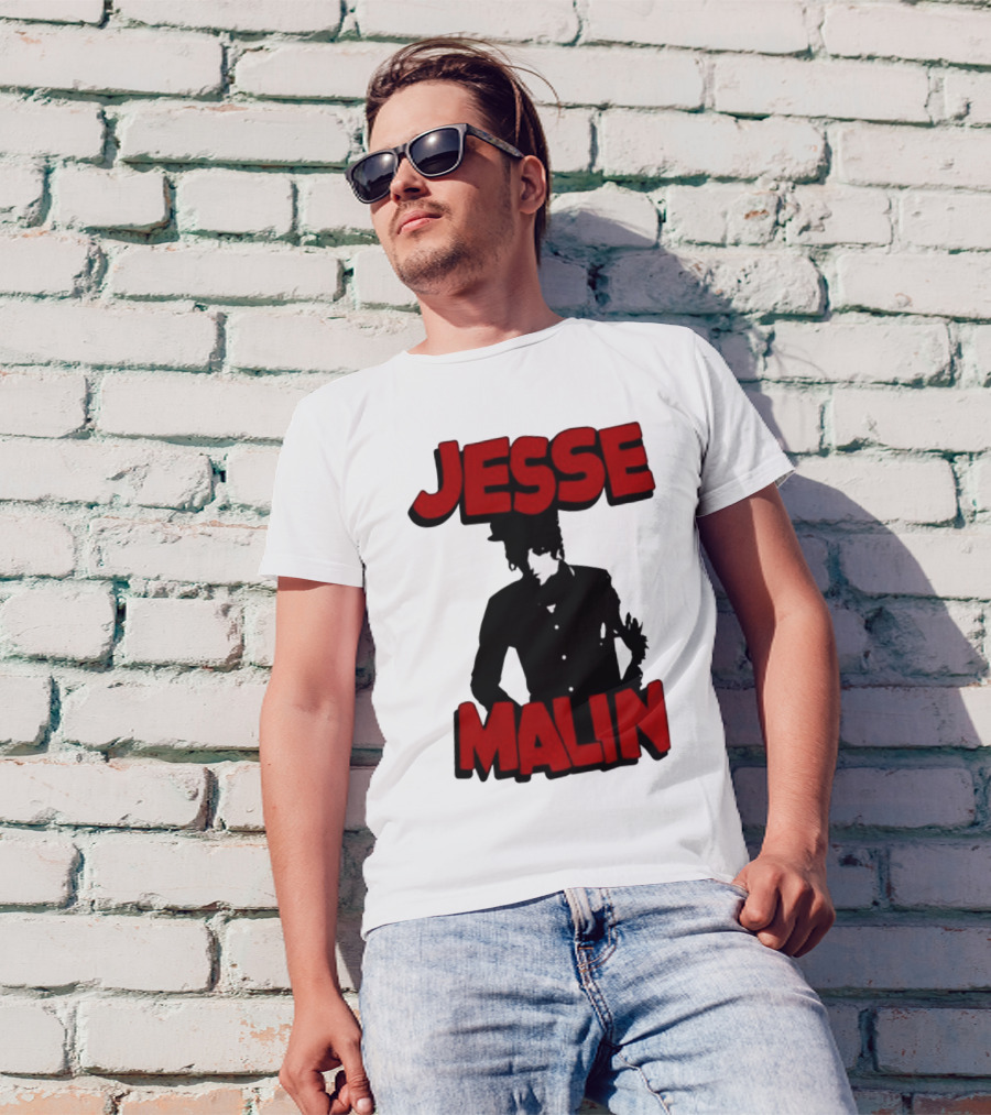 Jesse Malin Bold Red Text T-Shirt