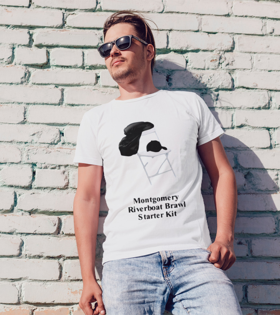 Montgomery Riverboat Brawl Starter Kit Folding Chair And Cap T-Shirt