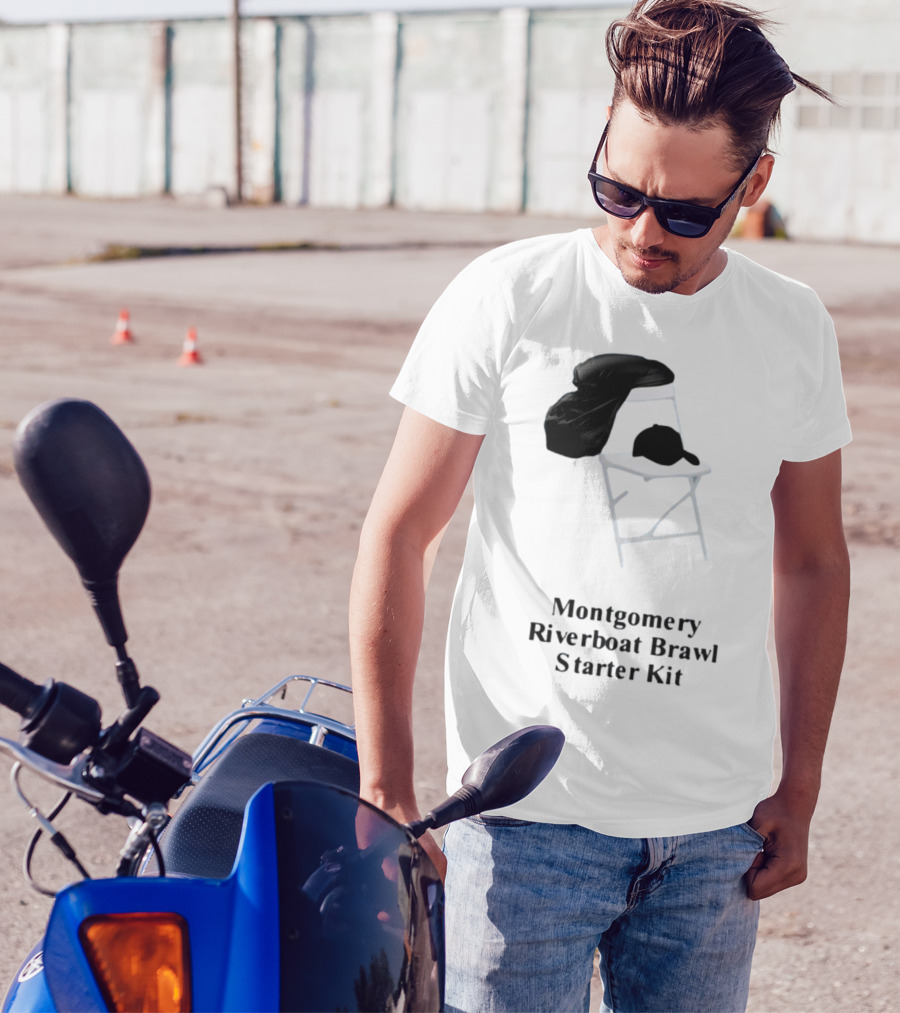 Montgomery Riverboat Brawl Starter Kit Folding Chair And Cap T-Shirt