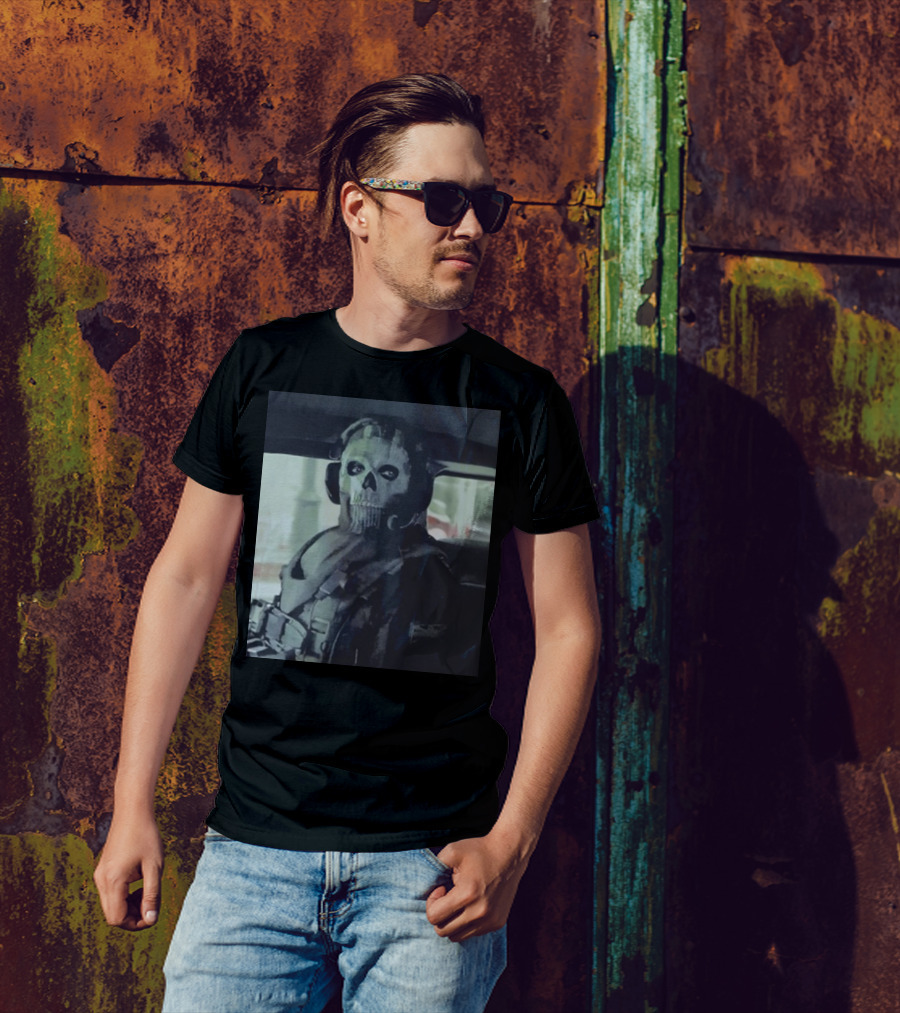 Modern Warfare II Ghost Mask Operator Stare T-Shirt