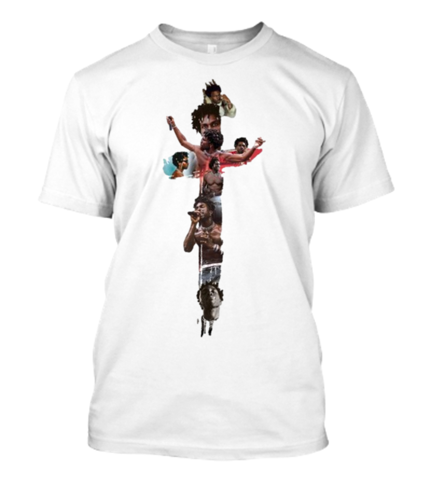 Saintjhn God Cross Collage T-Shirt