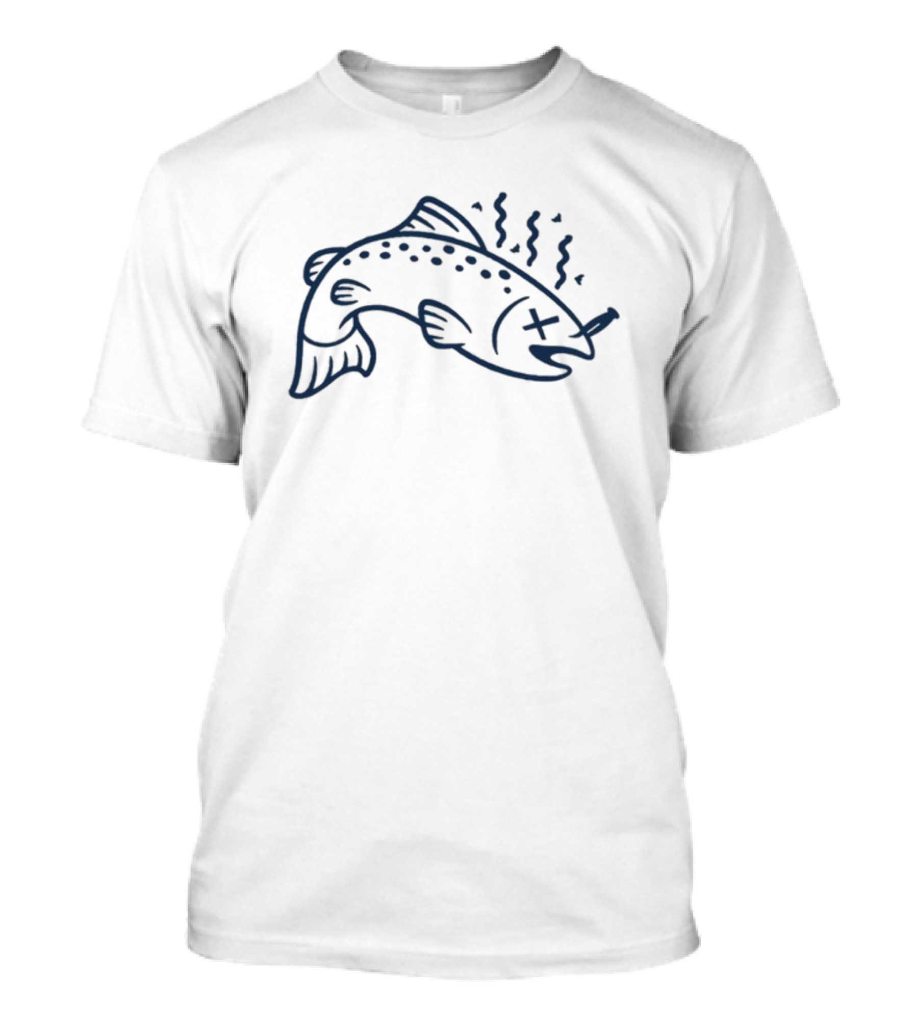 Stinky Fish With Smoky Aroma Blossom T-Shirt