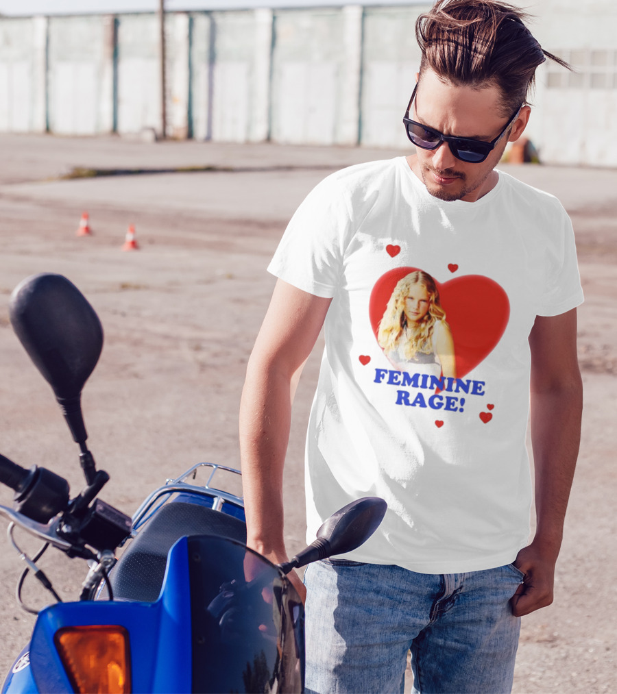 Feminine Rage Heart T-Shirt