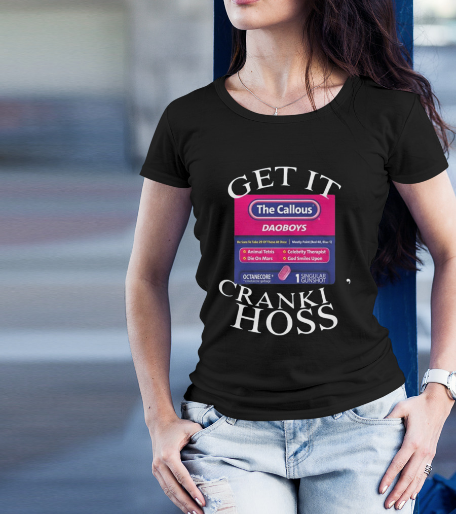 The Callous Daoboys Crankin Animal Tetris Celebrity Therapist Cranki Hoss T-Shirt