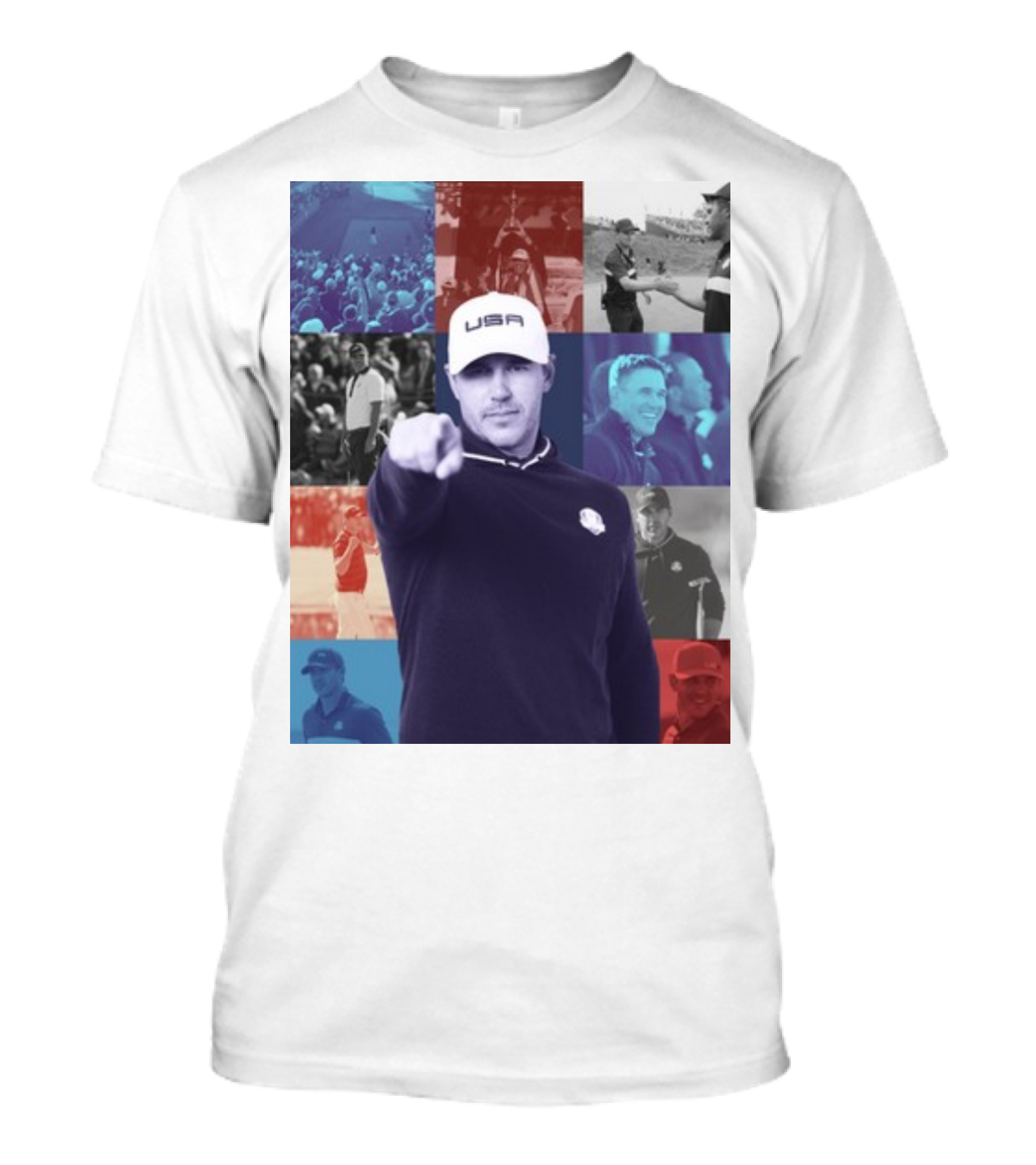 Ryder Cup USA Brooks Koepka The Eras Tour Photo Collage T-Shirt