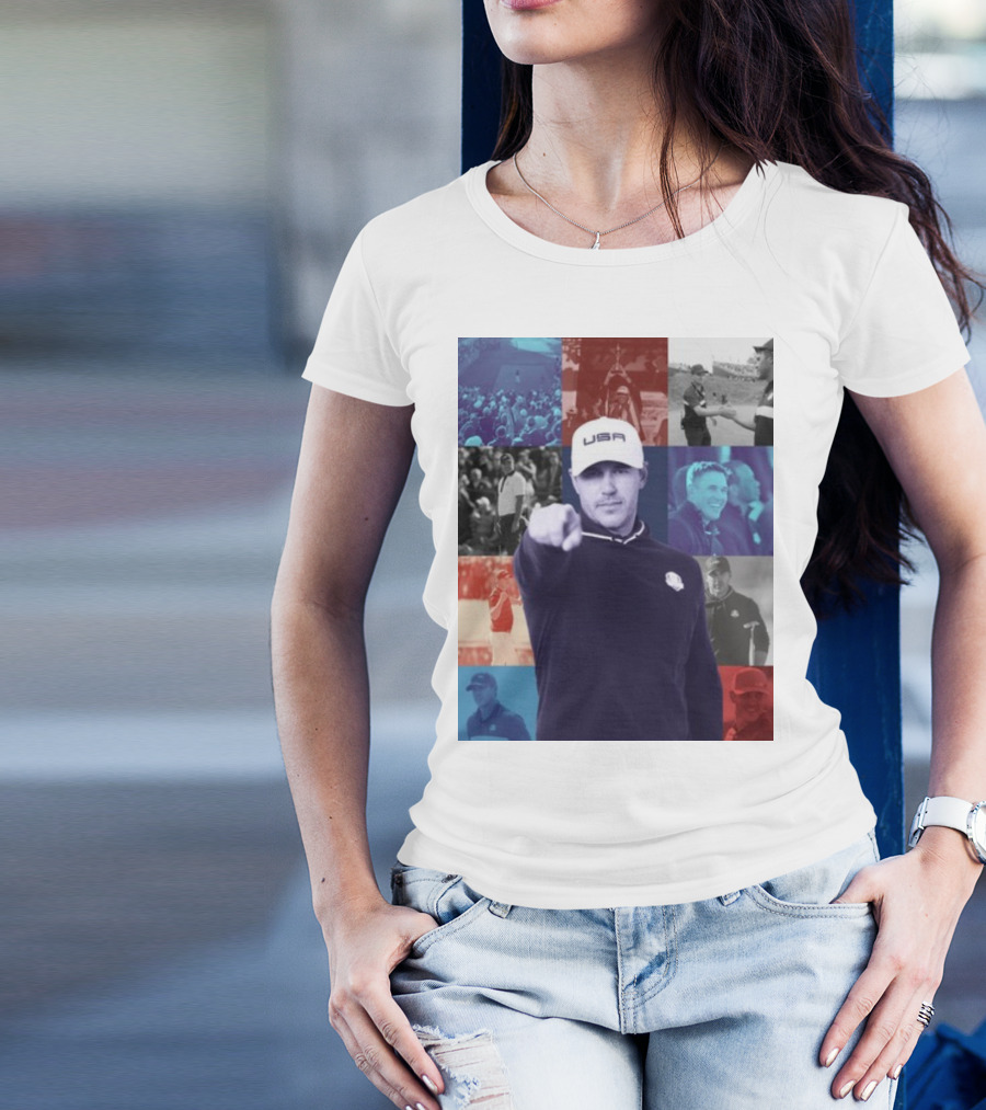 Ryder Cup USA Brooks Koepka The Eras Tour Photo Collage T-Shirt