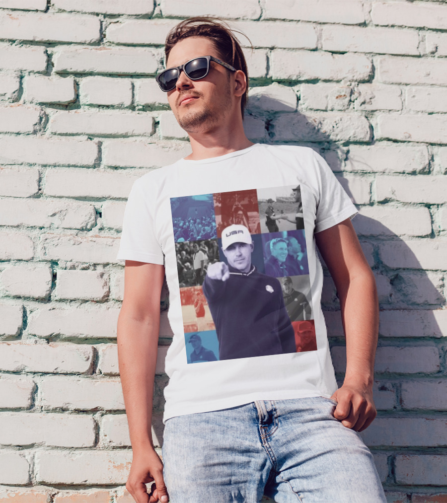 Ryder Cup USA Brooks Koepka The Eras Tour Photo Collage T-Shirt