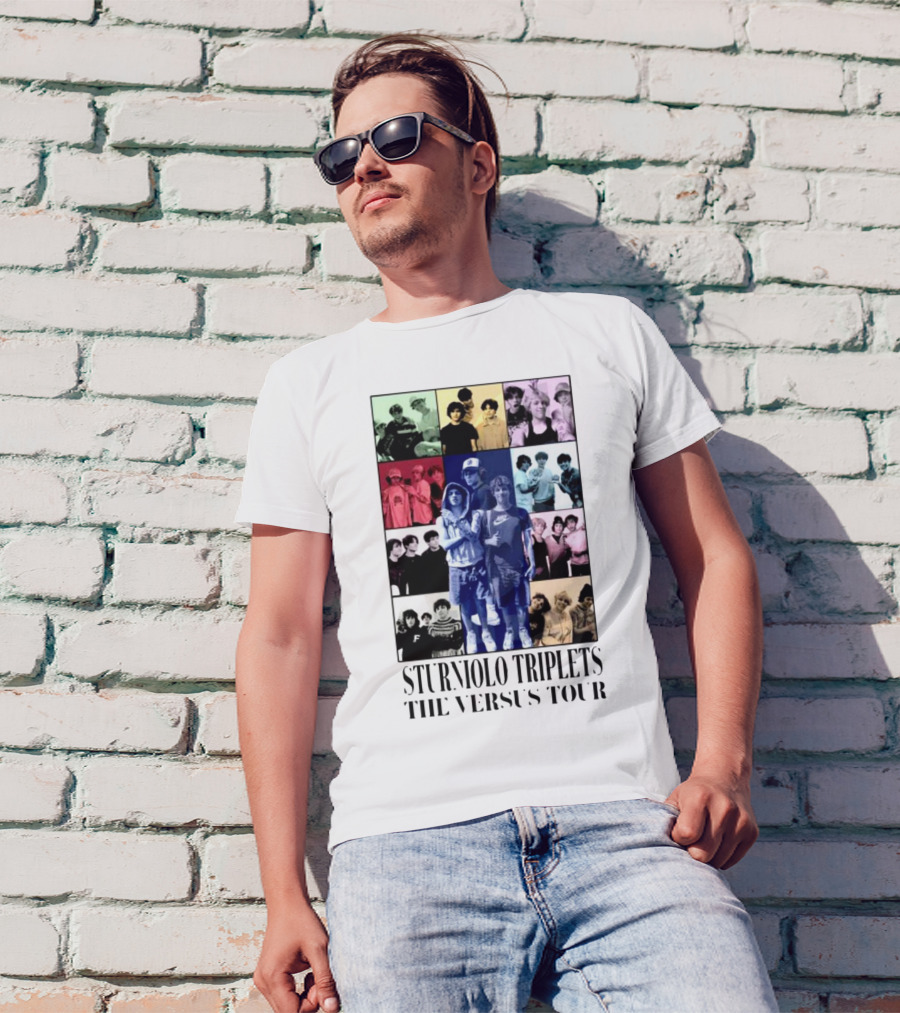 Sturniolo Triplets The Versus Tour Pop Art Collage T-Shirt