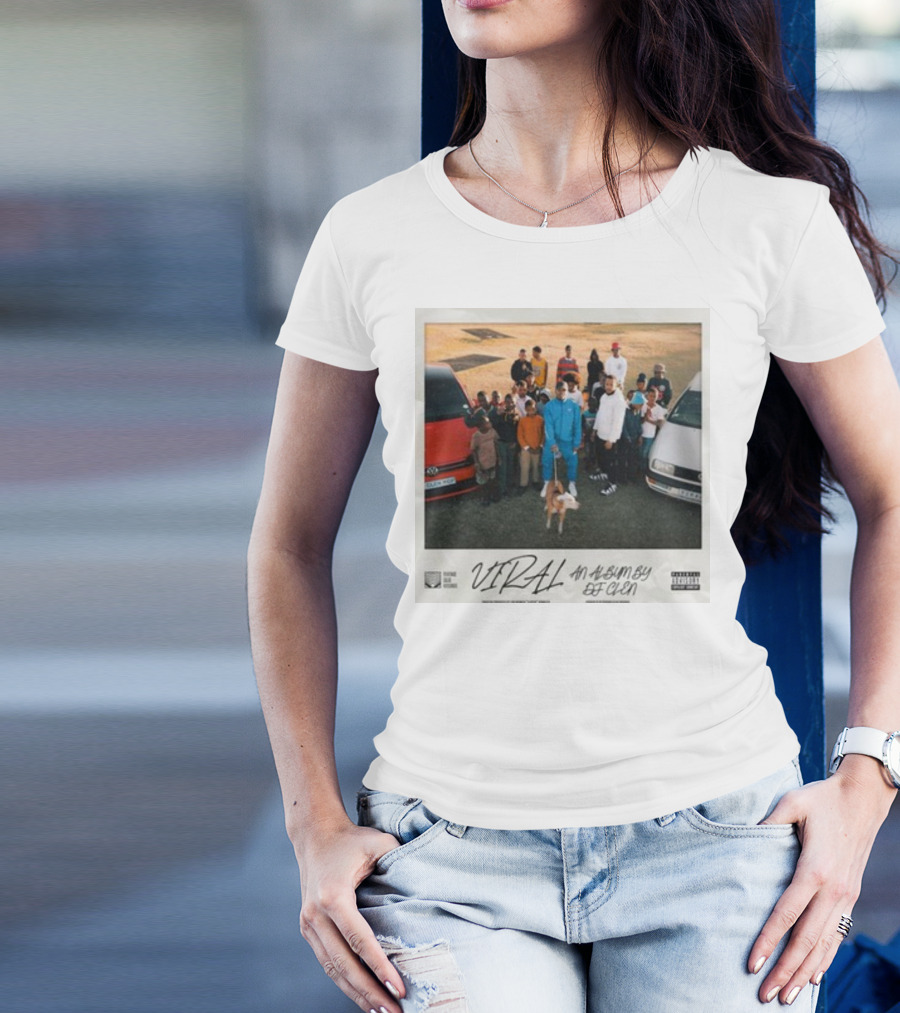 Viral An Album By DJ Clen Featuring Group And Cars T-Shirt
