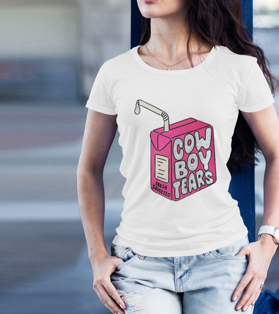 Cowboy Tears Fresh Squeezed Milk Carton T-Shirt