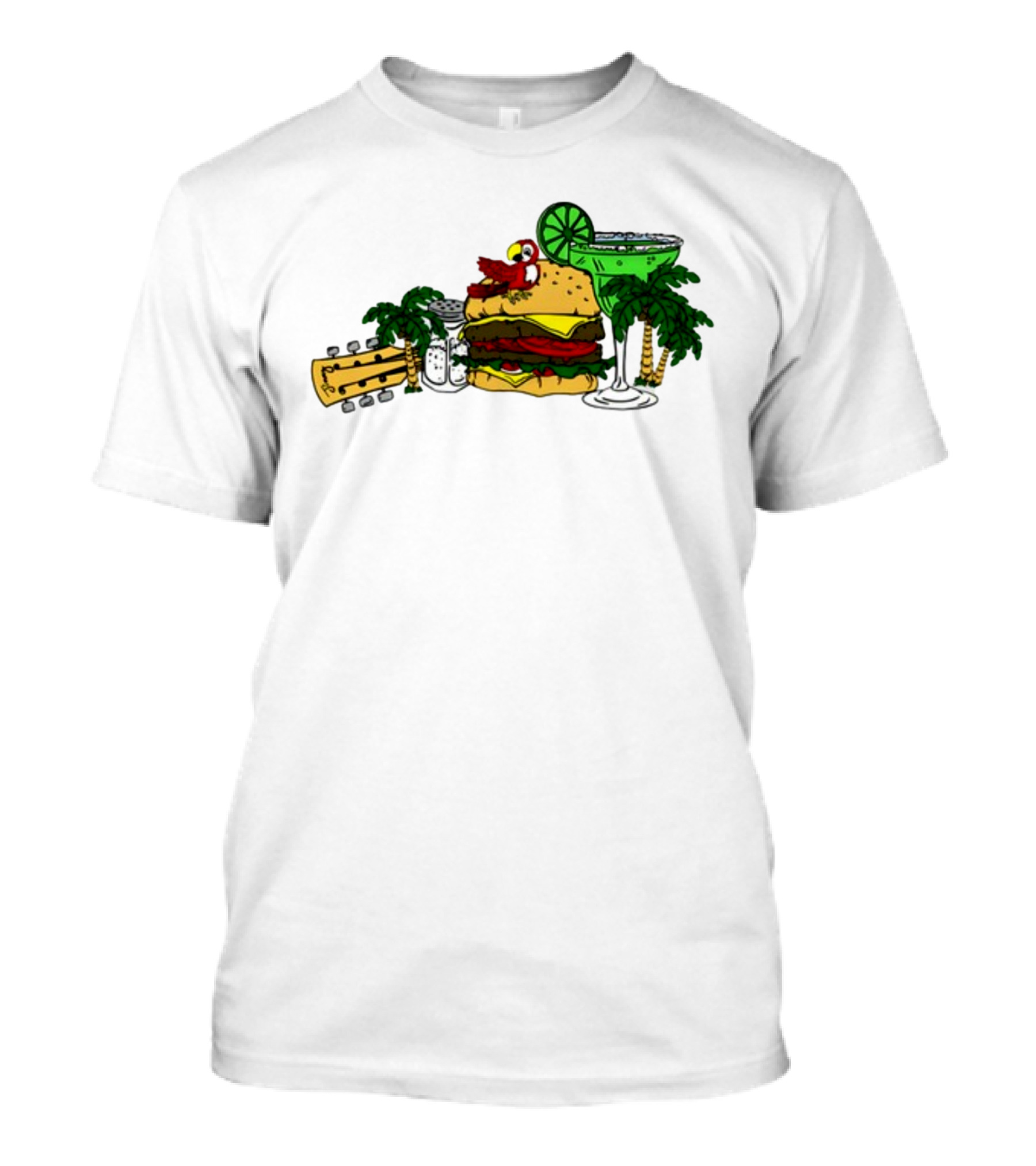 The Kentucky Cheeseburger Tropical Margarita Adventure T-Shirt