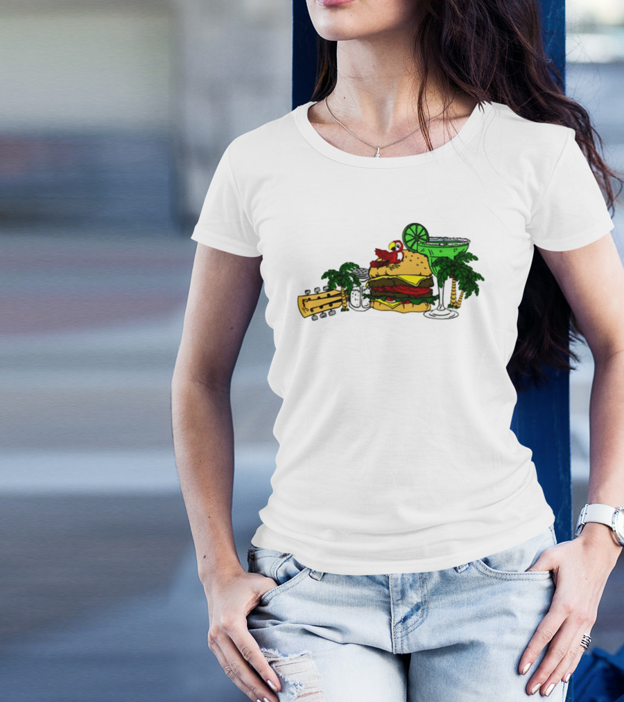 The Kentucky Cheeseburger Tropical Margarita Adventure T-Shirt