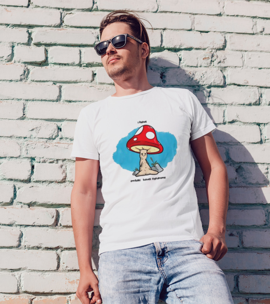 I Have IBS Mushroom Creature With Red Spotted Cap T-Shirt