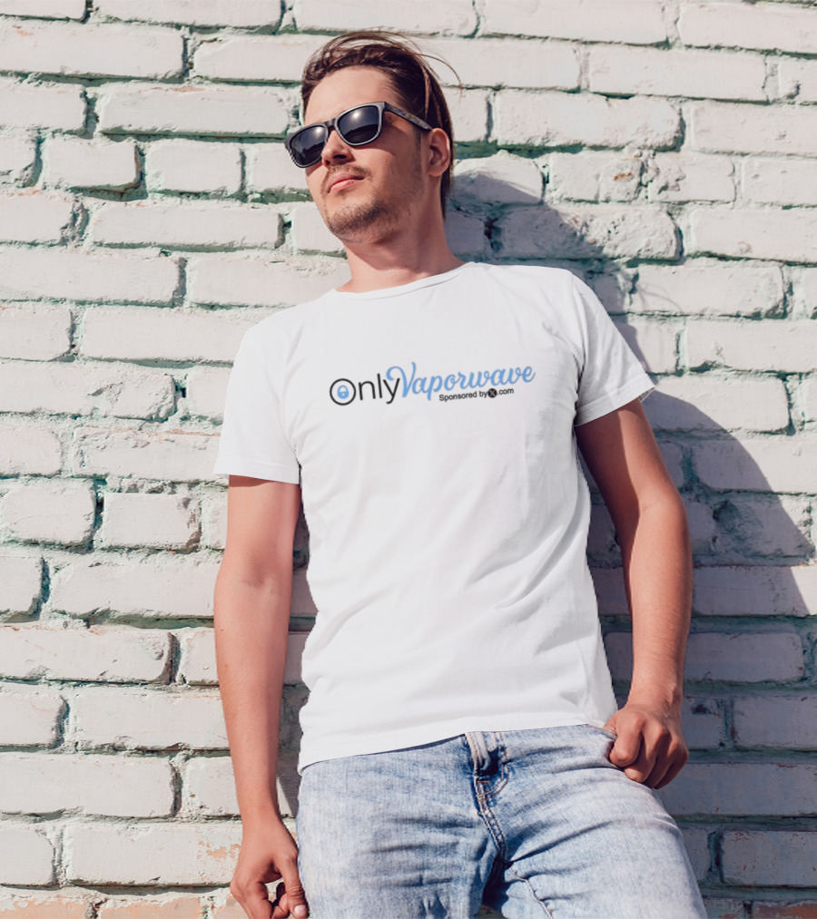 Only Vaporwave Sponsored By Only.com T-Shirt