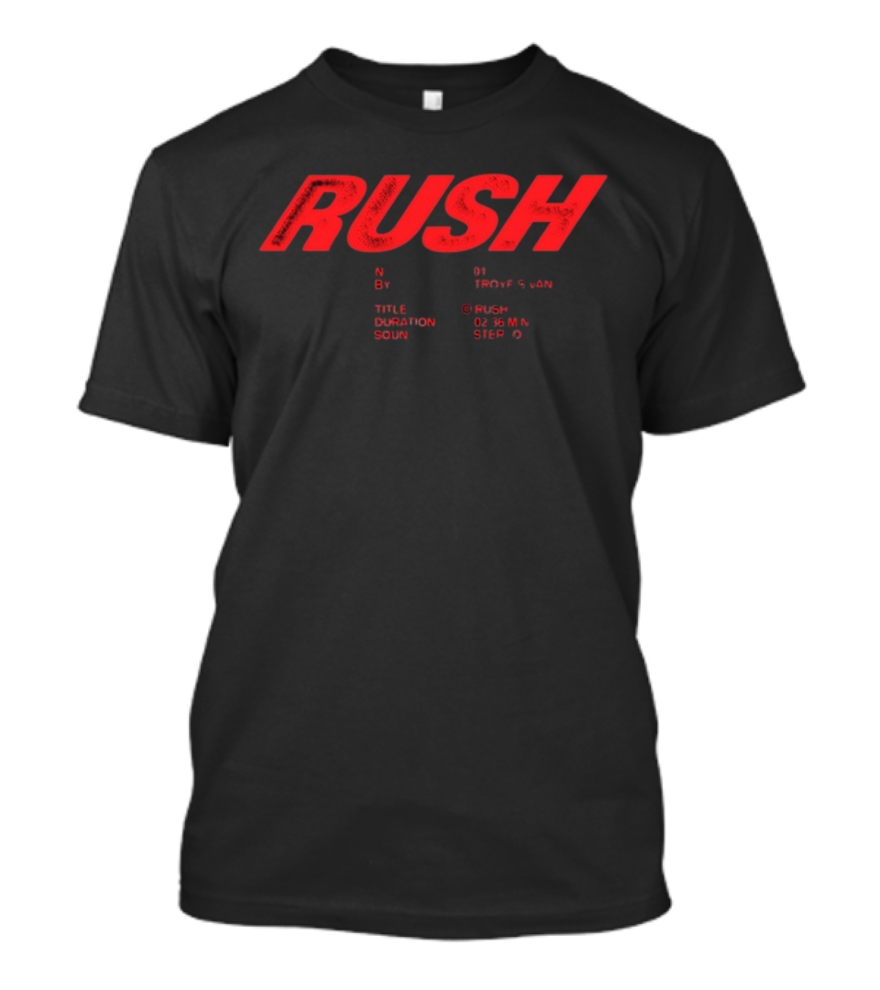 Rush Troye Sivan 02 36 Min Stereo T-Shirt