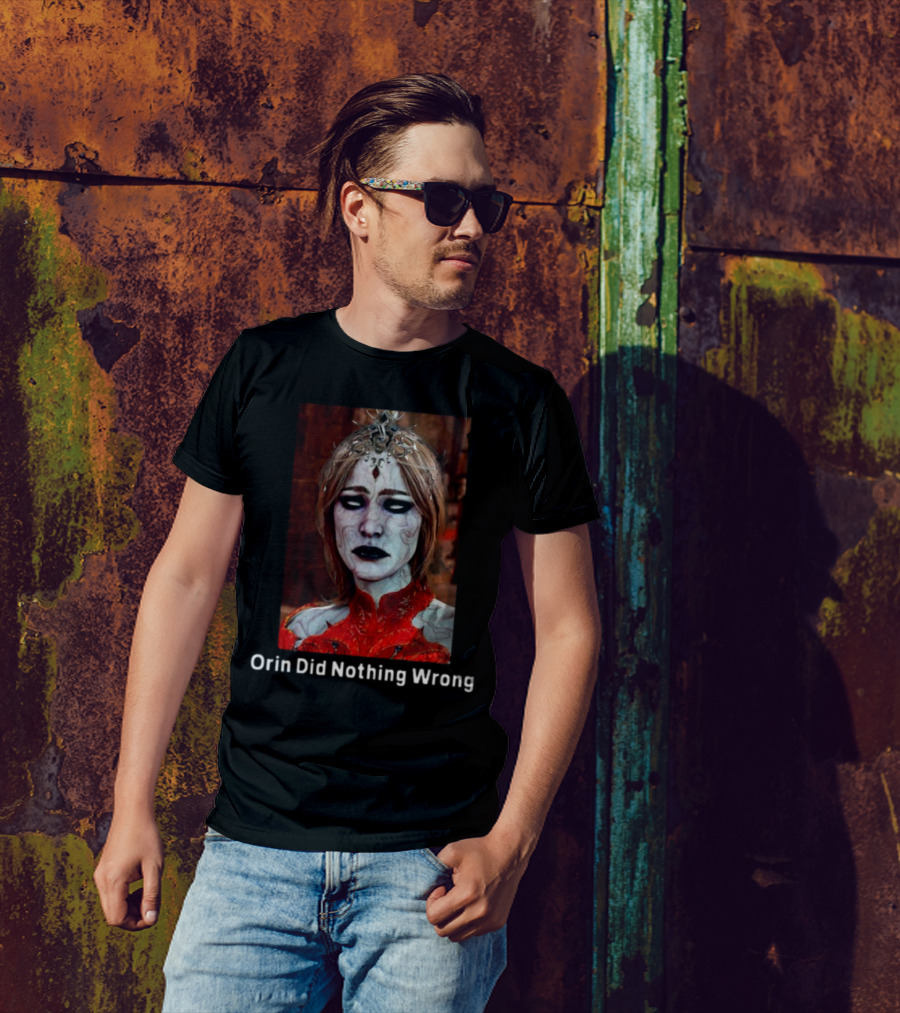 Orin Did Nothing Wrong Mysterious Gothic Character T-Shirt