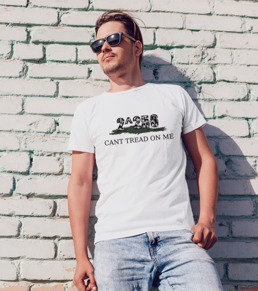 2256 Can't Tread On Me Grass T-Shirt