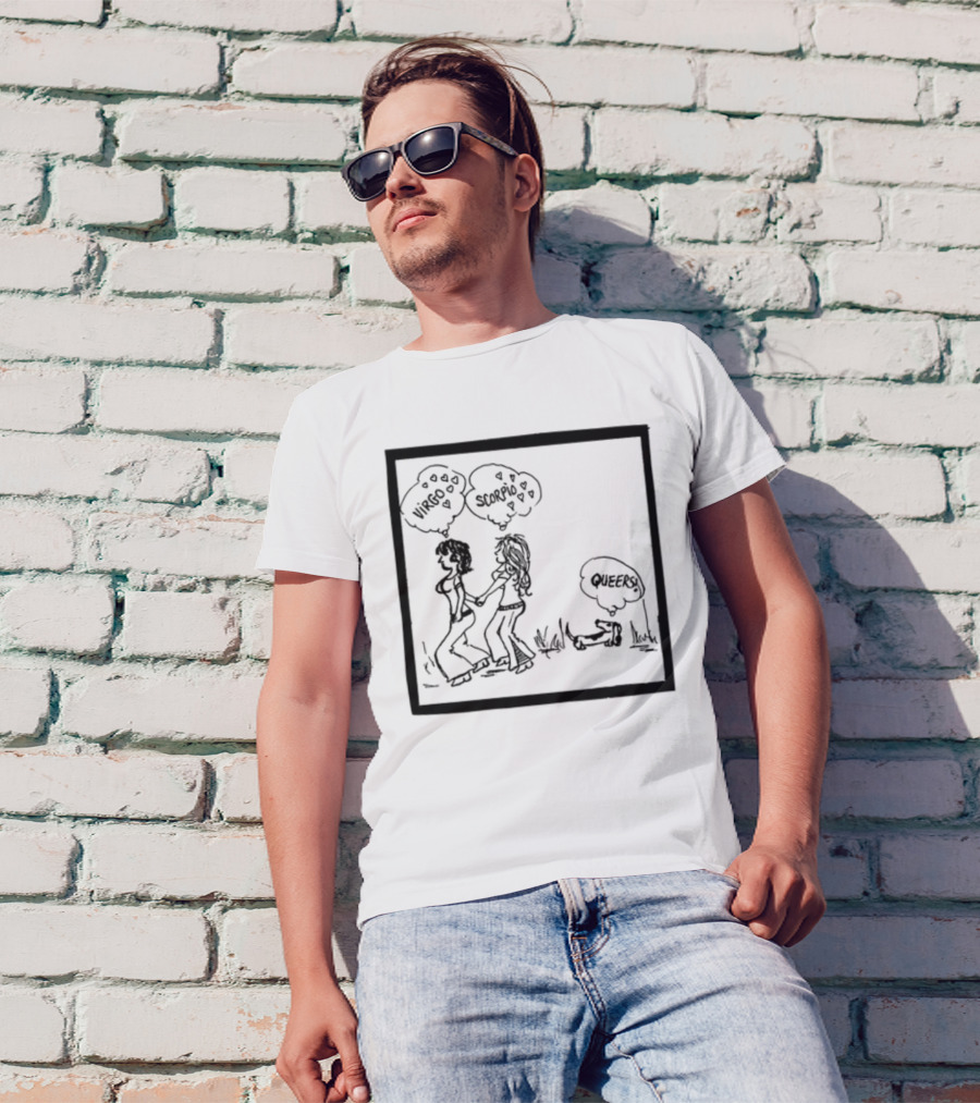The Lesbian Tide 1971 Virgo Scorpio Queers T-Shirt