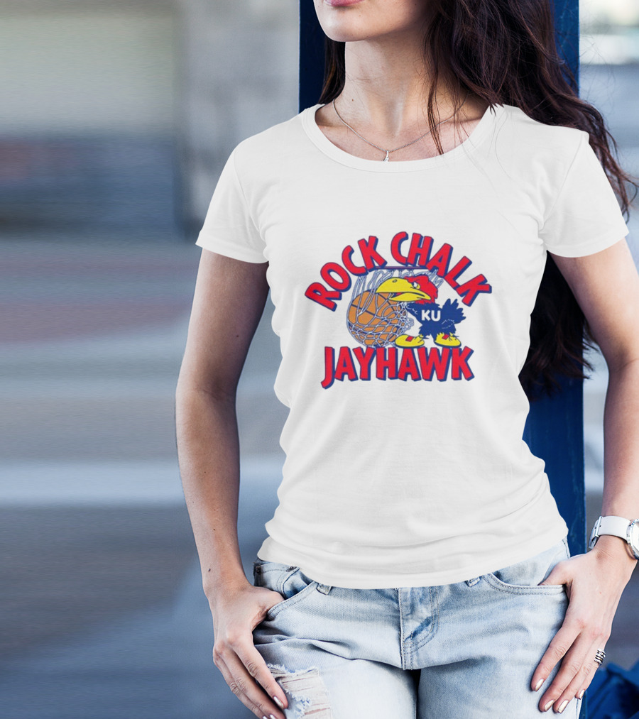 Rodger Sherman Rock Chalk Jayhawk KU Basketball T-Shirt