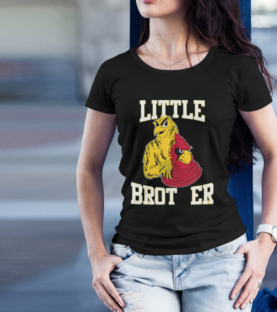LITTLE BROTHER Iowa Hawkeyes Iowa State Cyclones Rivalry T-Shirt