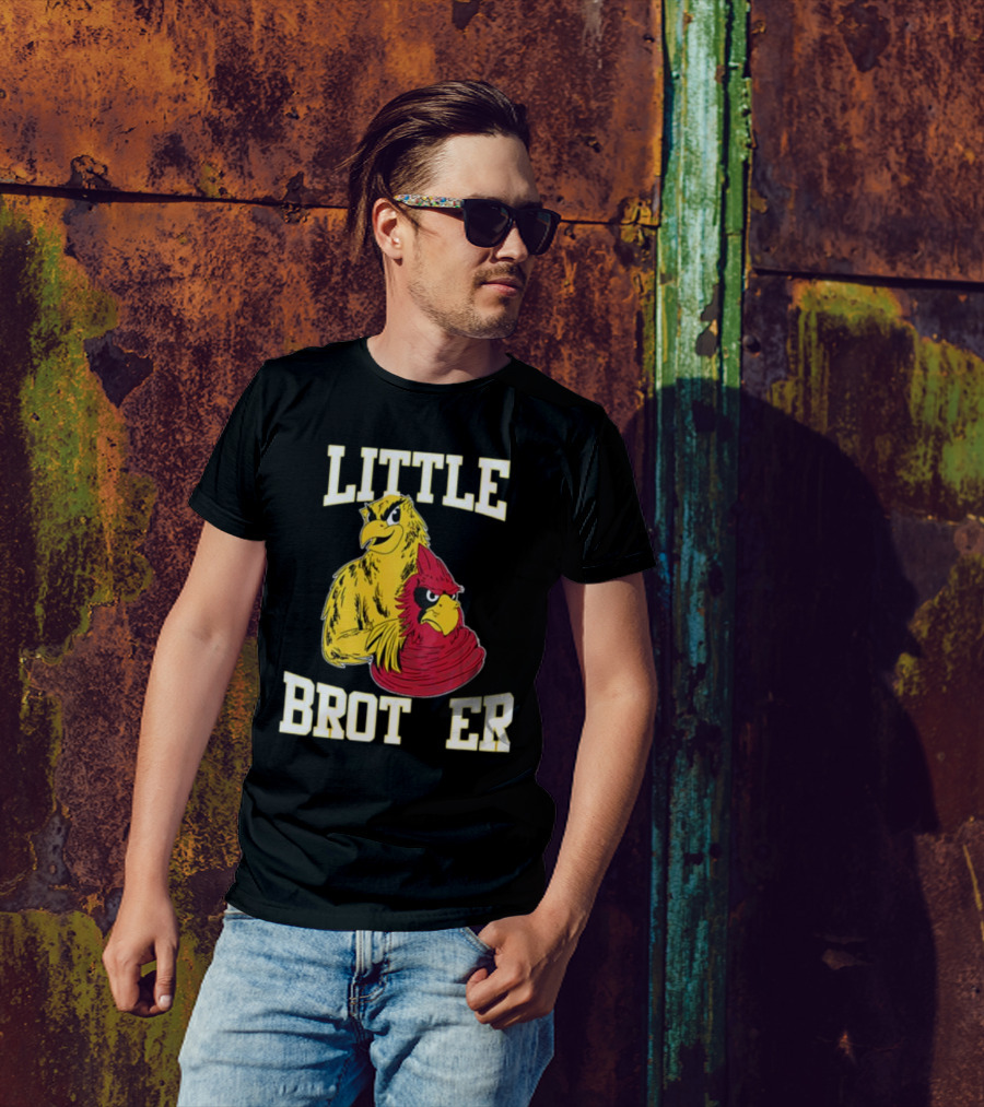 LITTLE BROTHER Iowa Hawkeyes Iowa State Cyclones Rivalry T-Shirt