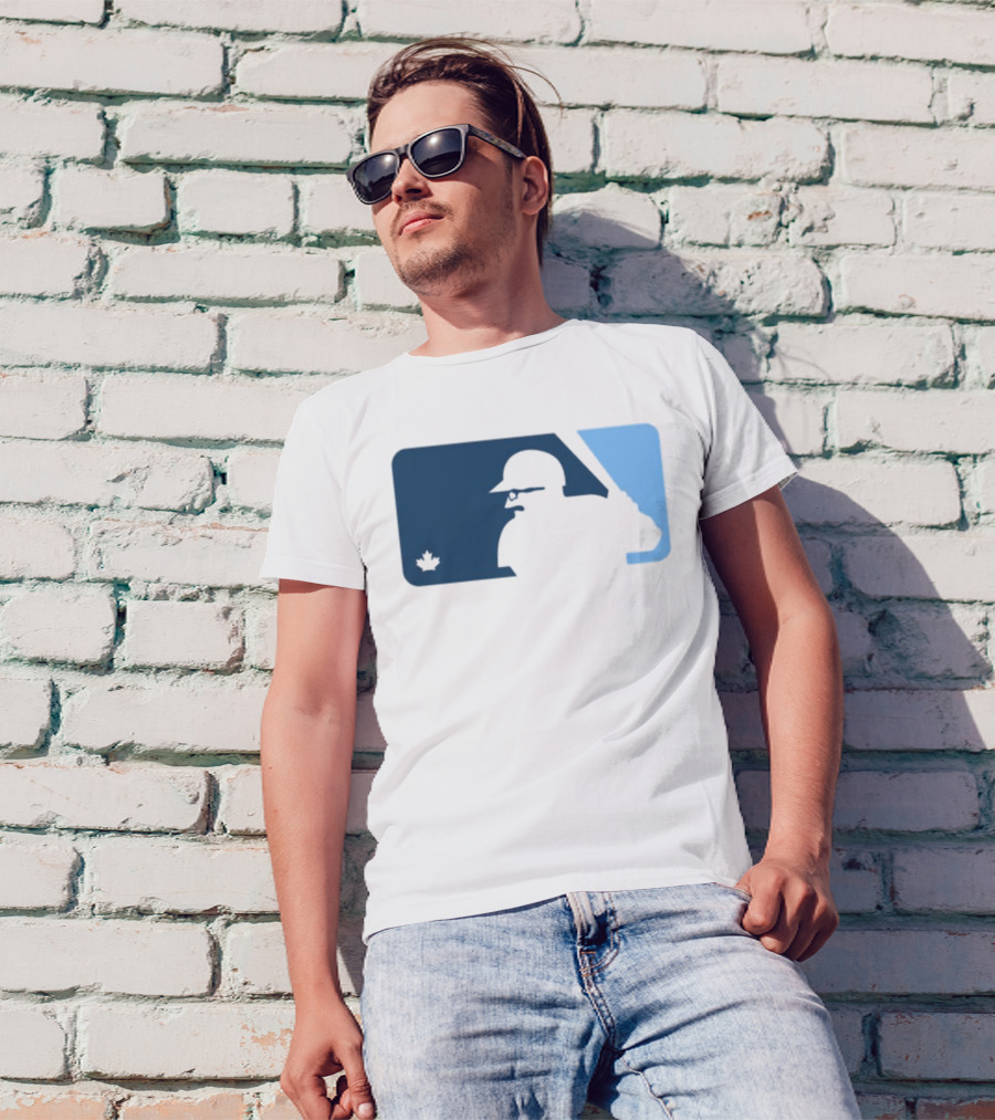 Davis Schneider's Babe Schneider Baseball Silhouette With Canadian T-Shirt