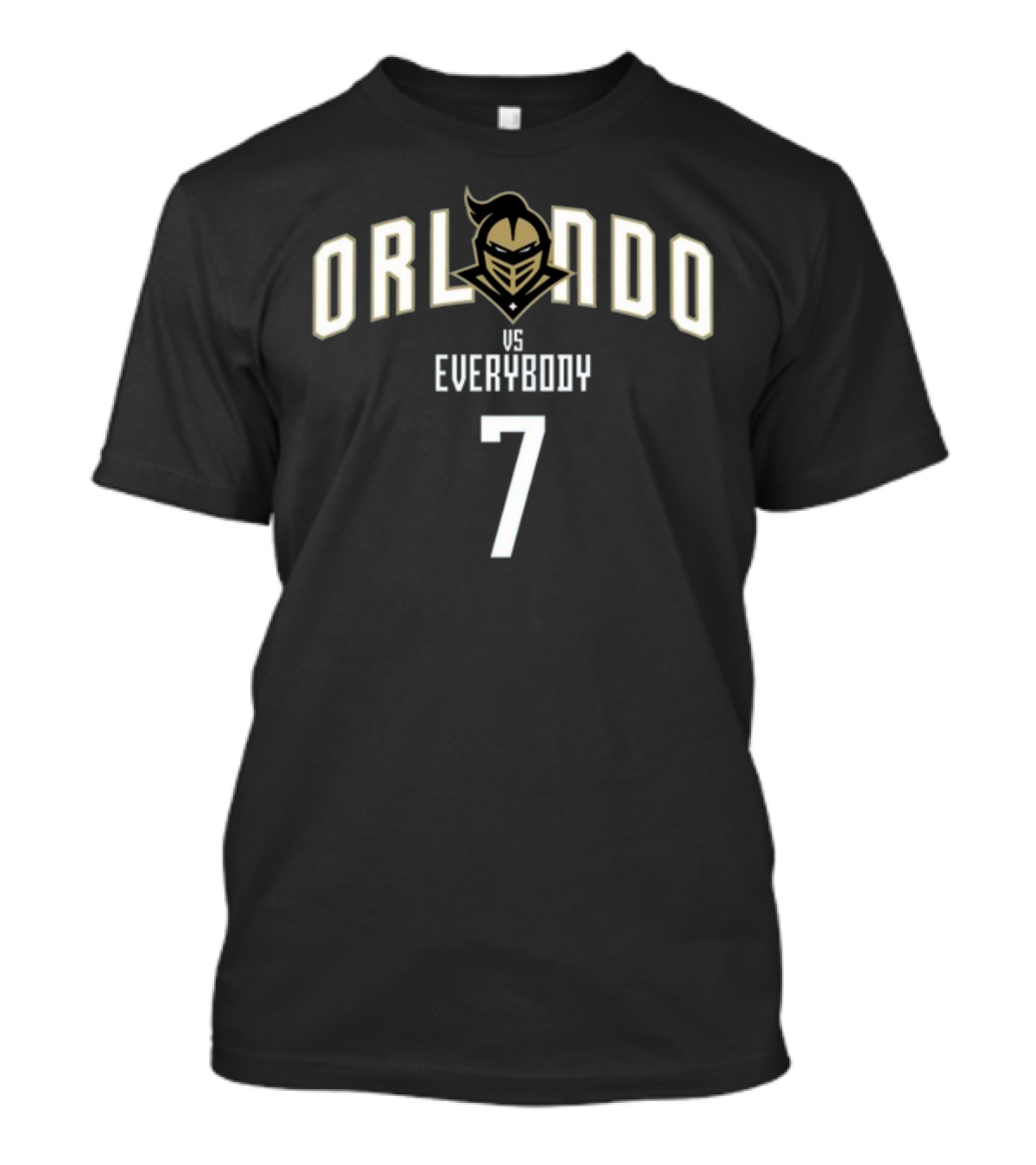 Fred Davis Ii UCF Knights Orlando Vs Everybody 7 T-Shirt