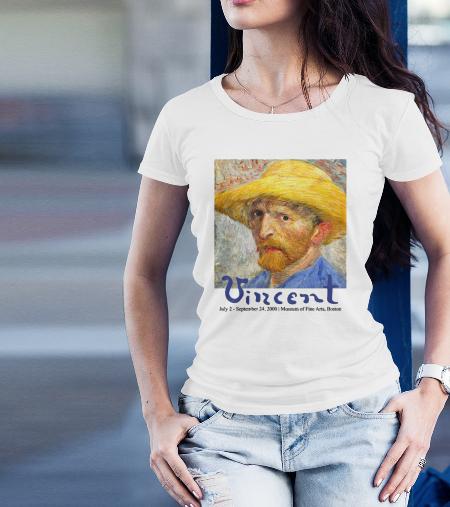 Dave Portnoy Vincent Van Gogh Self-Portrait July 2 September 24 2000 Museum Of Fine Arts Boston T-Shirt