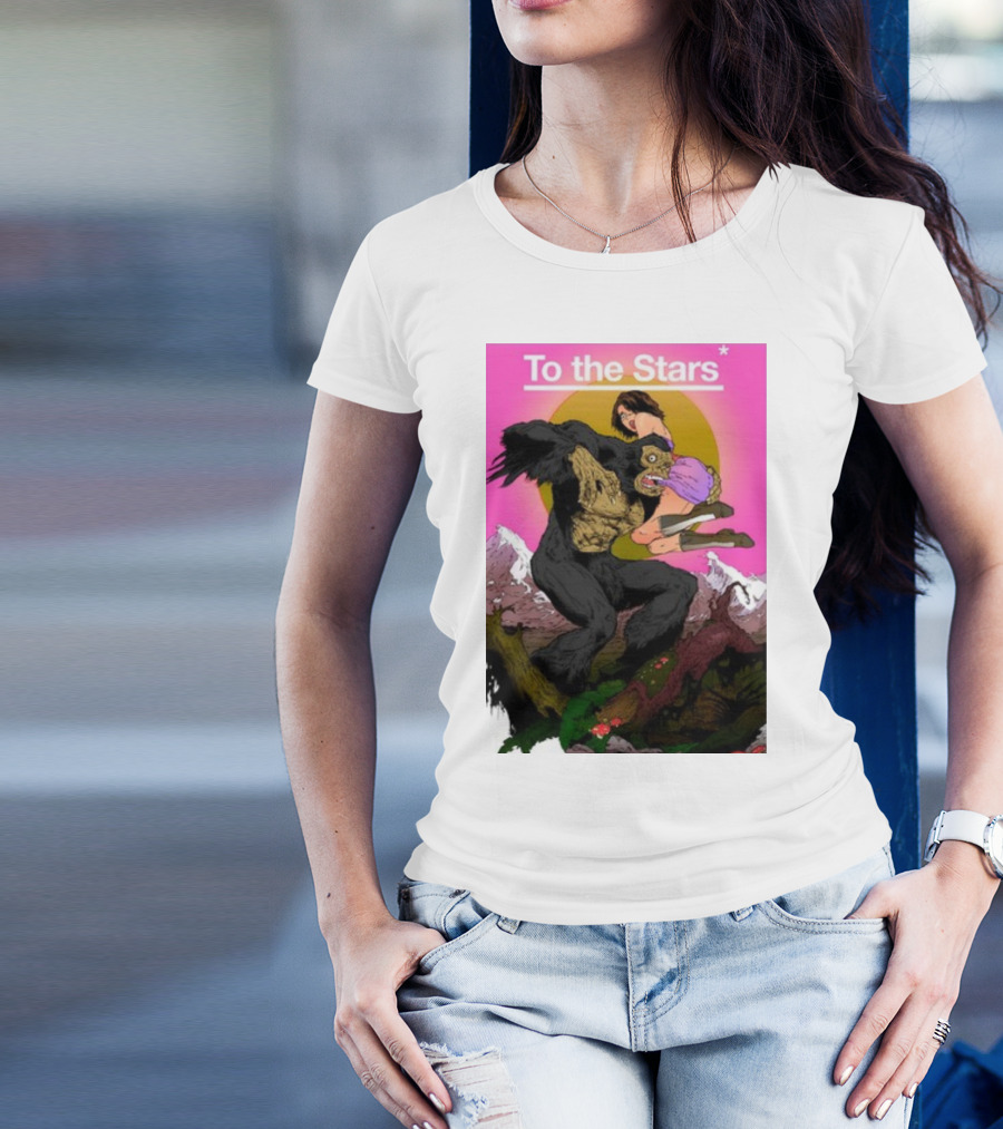 Bigfoot Comic By Thomas Tenney To The Stars T-Shirt