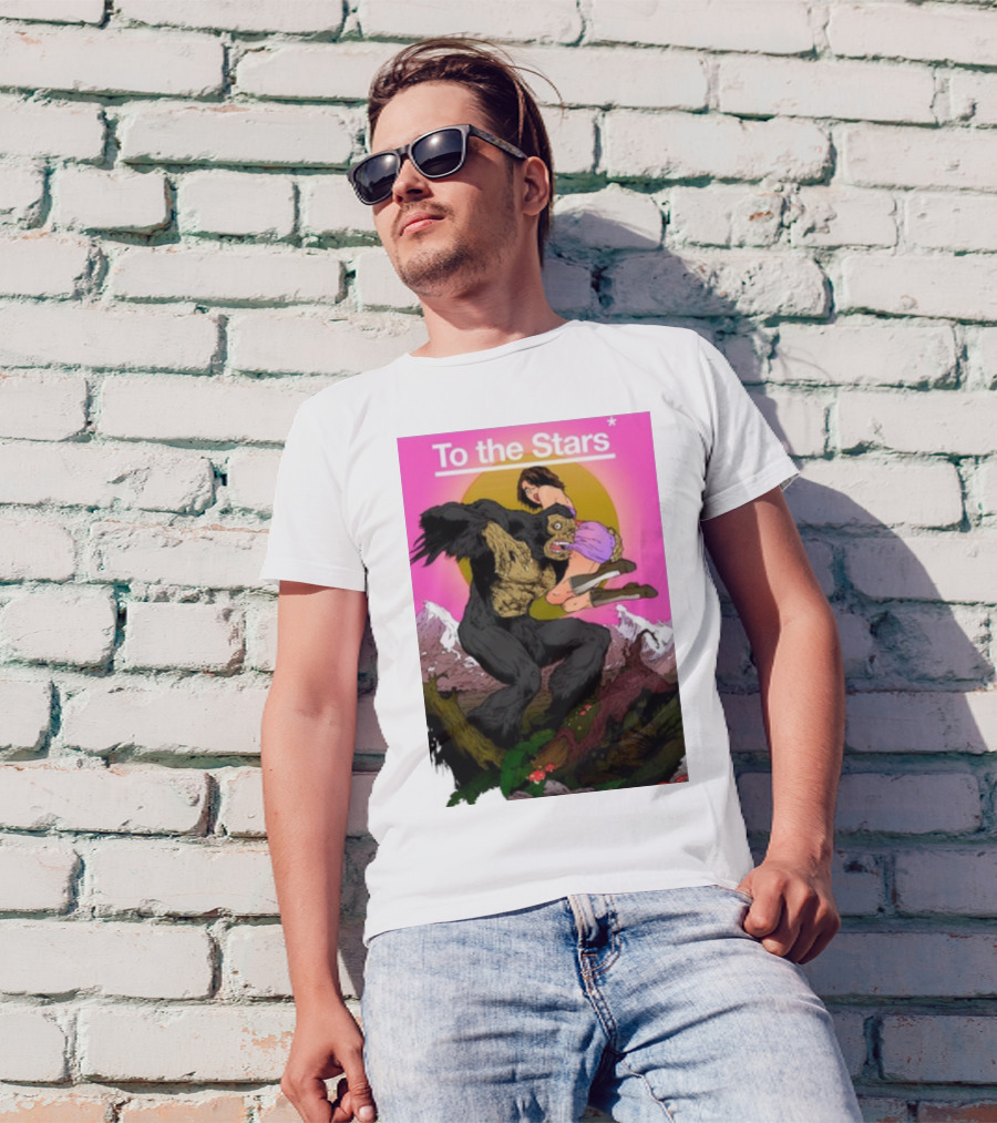 Bigfoot Comic By Thomas Tenney To The Stars T-Shirt