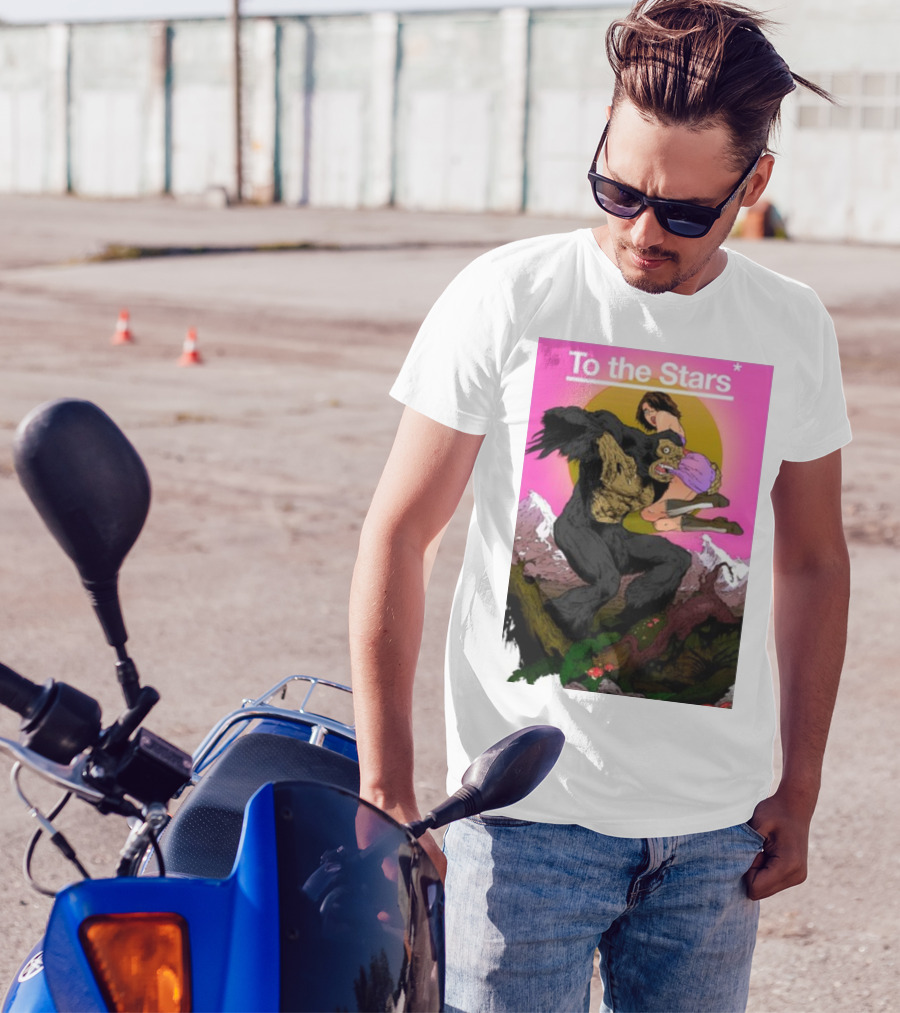 Bigfoot Comic By Thomas Tenney To The Stars T-Shirt