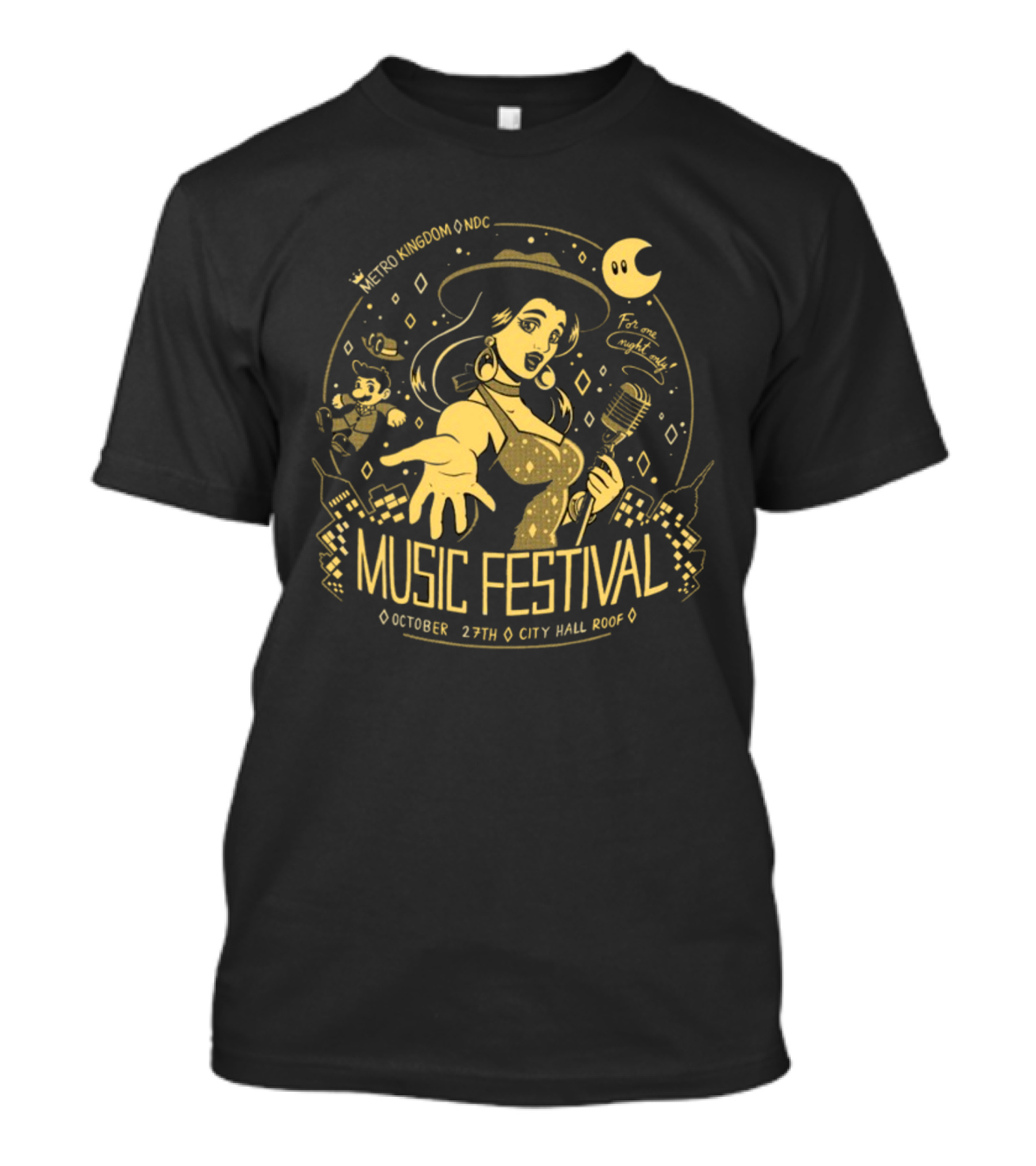 Metro Kingdom Music Festival October 27th City Hall Roof T-Shirt