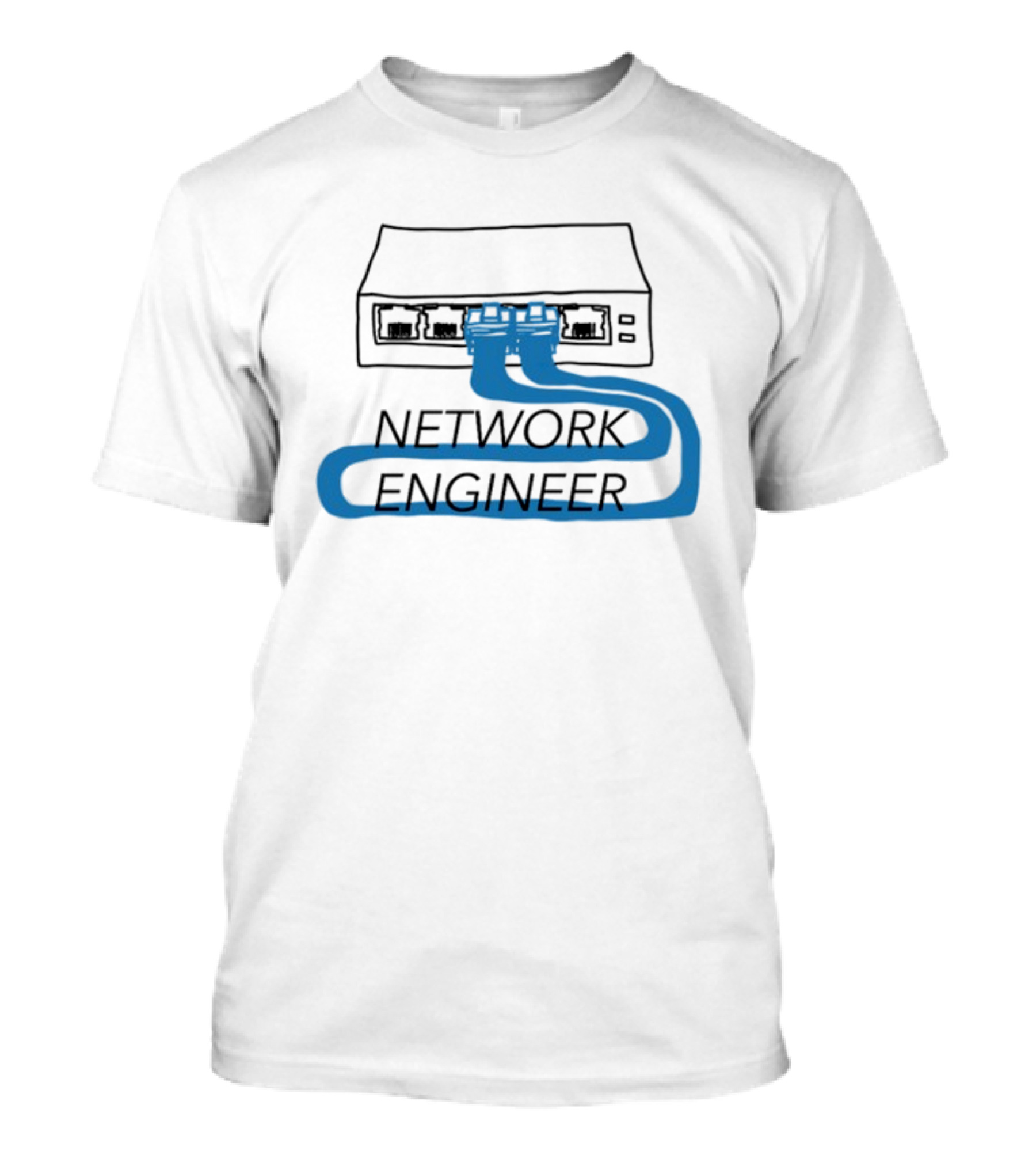 Macopeninsutaba Network Engineer Ethernet Port Connection T-Shirt