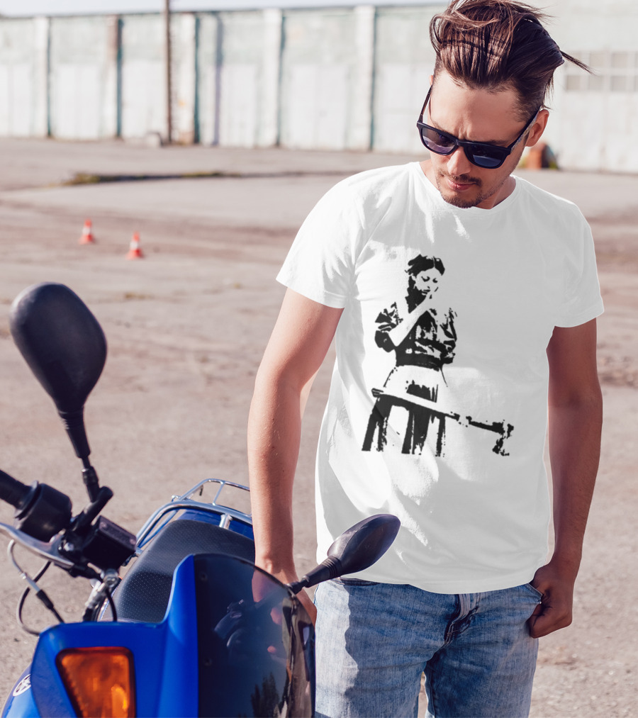 Mia Goth Pearl Film Character With Weapon T-Shirt