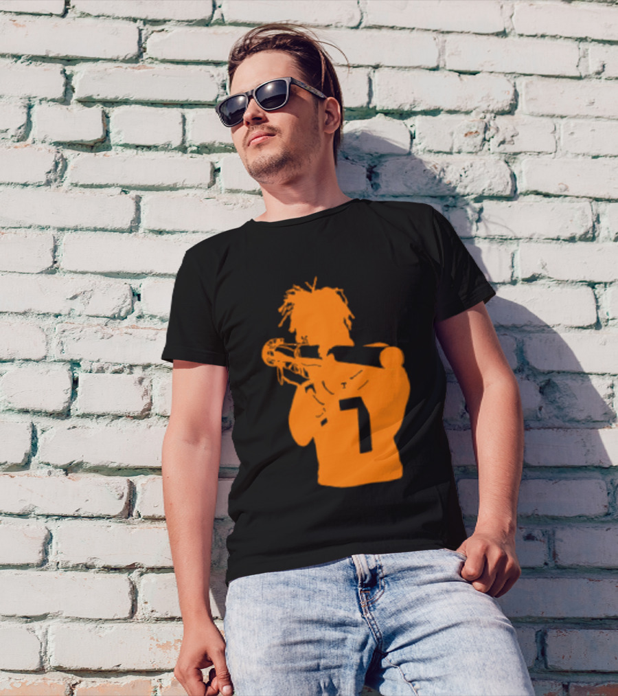 Vol Locked And Loaded Number 7 Football Rocket T-Shirt