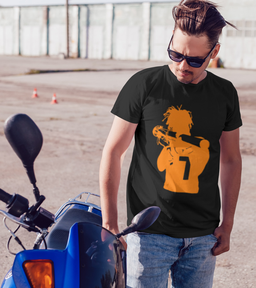 Vol Locked And Loaded Number 7 Football Rocket T-Shirt