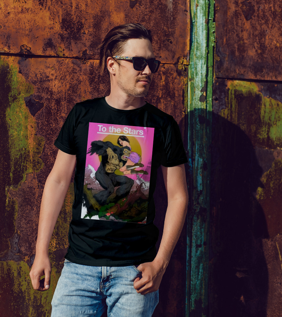 To The Stars Bigfoot Comic By Thomas Tenney T-Shirt