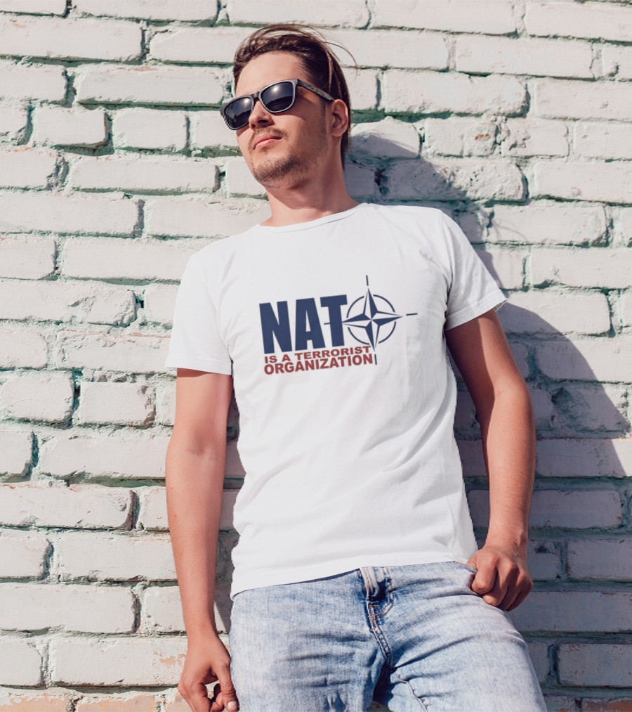 Revolutionary Blackout Network Nat Is A Terrorist Organization NATO T-Shirt